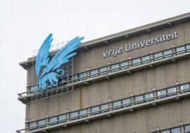 Amsterdam,,Netherlands,-,June,27,,2023:,Letters,And,Blue,Logo